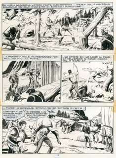 Gallieno Ferri | Zagor n. 17 - Tavola Originale di Gallieno Ferri "Condanna a morte" - Page volante - Exemplaire unique - (1966) | Catawiki