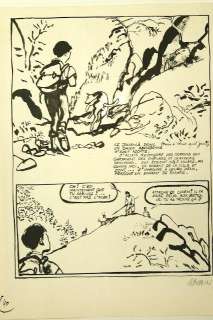 Baudoin | Planche n°40 Ã  l’encre de Chine de l’épisode "P… | Banque Dessinée