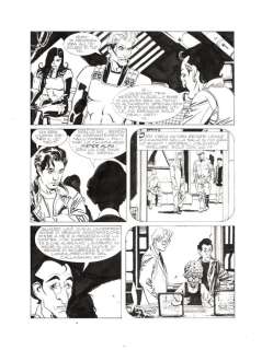 Roberto de Angelis | Nathan Never n. 106 - 3x R.De Angelis - Tavola Originale "Il patto" - Page volante - Exemplaire unique - (2000) | Catawiki