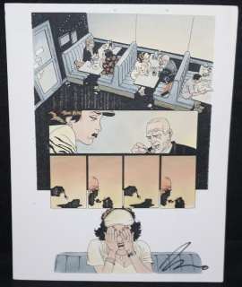 Edwardo Risso, Grant Goleash - 100 Bullets #11 P.11 Color Guide Art - 2000 Signed By the Writer: Brian Azzarello