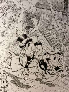 Alessandro Gottardo | Donald Duck - â€œFuga dal bellicoso cavalierâ€ - Exemplaire unique - (2020/2020) | Catawiki