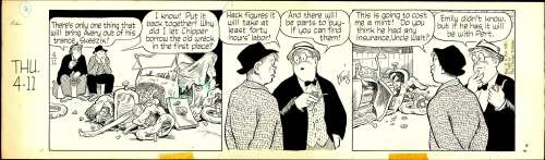 Frank King | King – GASOLINE ALLEY, Daily (04/11/1963) | Russ Cochran