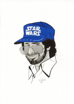 Renaud Roche | Les Guerres de Lucas – Dessin original – R11 | Galerie Barbier