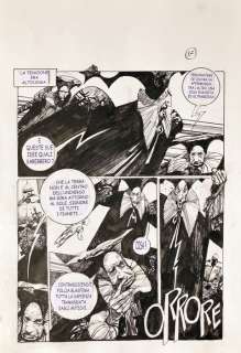 Sergio Toppi | Sergio Toppi - original page "Galileus Mediterranee" pg. 17 - Page volante - Exemplaire unique - (2009) | Catawiki