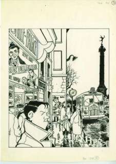 Tardi Jacques - Nestor Burma | 120 Rue de la gare Encre de Chine pour ce | Millon