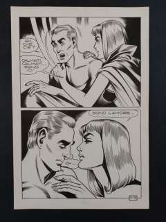 Magnus | Satanik n. 50 - Magnus - tavola originale "La stirpe dei vampiri" - Page volante - Exemplaire unique - (1966) | Catawiki