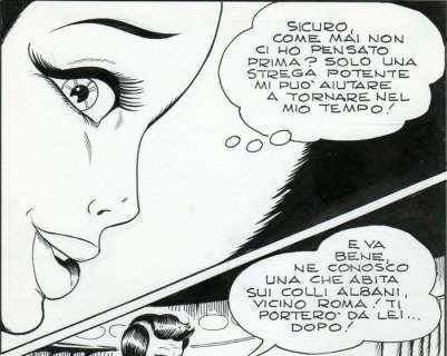 Dino Leonetti | Dino Leonetti - Tavole Originali - Maghella n° 53 Il bisnonno di de sade 1975 - Page volante | Catawiki