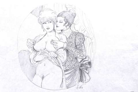 Leone Frollo | Pin Up - Leone Frollo - studio originale - Page volante | Catawiki