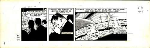 Gould - "CHRISTMAS", DICK TRACY, Daily Strip (12/25/1967) | Russ Cochran
