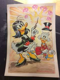 Alessandro Gottardo | Donald Duck - â€œIl potere di Ameliaâ€ - Page volante - Exemplaire unique - (2021/2021) | Catawiki