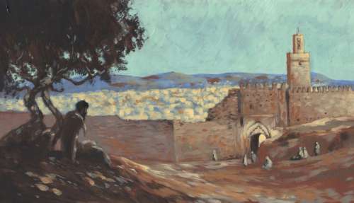 Pendanx | Abdallahi, strip Ã  la gouache de cet album publiÃ… | Millon