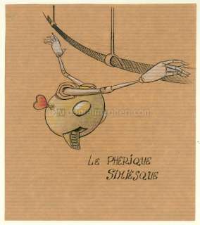 Fabrice Lebeault - Illustration originale sur papier craft  - Horologiom