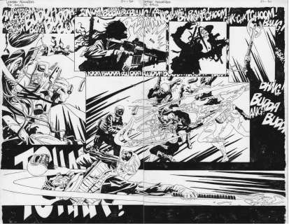 Leandro Fernandez | The Old Guard Issue 01 Page 30 & 31 | Splash Page