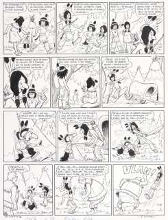 Bussemey (Roger) | Moky et Poupy, planche Ã  l’encre de Chine pub… | Millon