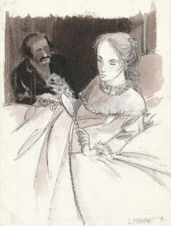 Laurent Vicomte (1956-2020) | Les Diaboliques, illustration pour la nouvelle de Barbey d’Aurevilly | Fauve Paris
