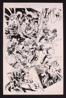 Joe Bennett, Bob Wiacek | Original Art from X-51 #8 (2000), Page 18 Pencils by Joe Bennett Inks by Bob Wiacek | mycomicshop.com (Buy It Now)