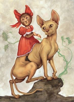 Anita Kunz | The Hirsute Girl, 2011 | Philippe Labaune Gallery