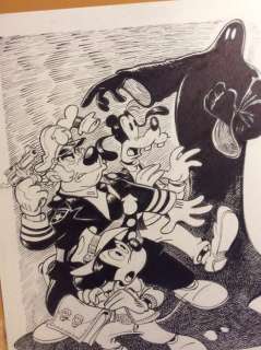 Alessandro Gottardo | Mickey Mouse - â€œMickey Noirâ€ - Page volante (2018) | Catawiki