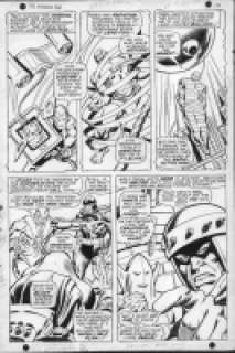 John Buscema | AVENGERS # 54 PAGE 7- 1ST ULTRON APP/CRIMSON COWL | Pedigree Comics