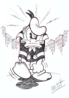 Millet | Donald Duck - Millet - Angry Donald | Catawiki