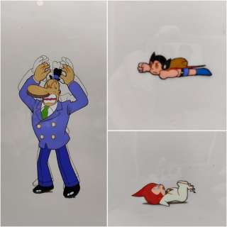 Osamu Tezuka | Jetter Mars (1978 Astroboy) - 3 celuloides y 3 dougas de la serie de Ozamu Tezuka Jetter Mars - EO - (1978/1978) | Catawiki