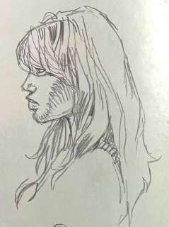 Paolo Eleuteri Serpieri | Druuna - Serpieri - Druuna drawing in Hardcover Book - Cartonné - Exemplaire unique - (1997) | Catawiki