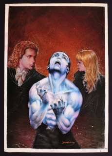 Original Art from Interview With the Vampire #10 (1993) Inside Back Cover by Alexander Jubran | mycomicshop.com