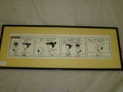 1338: Charles Schulz. Peanuts. Original Daily. | Weiss Auctions