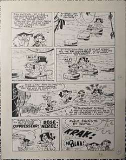 Mic Delinx - Mic Delinx - Planche Originale - La Jungle en Folie T3 - La Conquête de l‘espace - (1974)