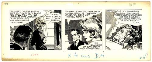 Wright - CAROL DAY, "Emergency" #1405 Daily Strip (1961) | Russ Cochran