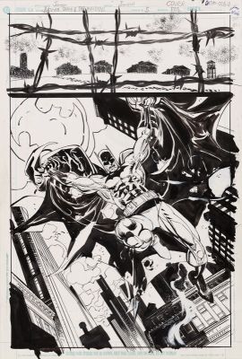 Klaus Janson | Batman: Death and the Maidens, Issue 5 - Cover, DC Comics Penciler: Klaus Janson - Inker: Klaus Janson, 2003 | Philippe Labaune Gallery