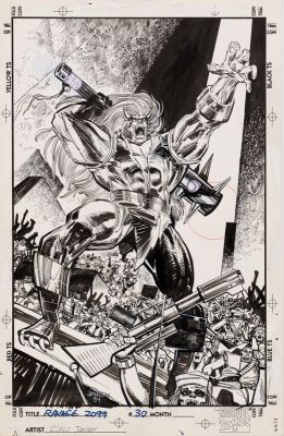 Klaus Janson - Ravage 2099 #30 - Cover, Marvel Comics Penciler: Klaus Janson - Inker: Klaus Janson, 1994