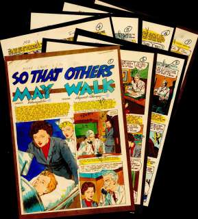 Crandall - SO THAT OTHERS MAY WALK, MD #4, 6 Pg. Story, SP (1955) | Russ Cochran