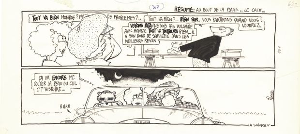 Régis Franc | 1989 - Le café de la plage | Huberty Breyne Gallery