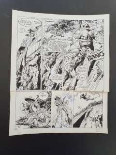 Rouge, Michel | Comanche T11 - Planche originale (p.45) - Les fauves - (1990) | Catawiki