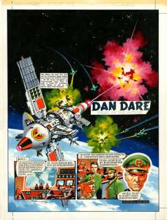 Ian Kennedy - The Eagle Weekly Comic Cover #53- Dan Dare - Ian Kennedy Art