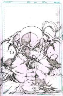 Shane Davis | Deathstroke Issue 20 Page Cover | Splash Page