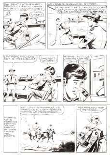 Francesco Gamba - | Francesco Gamba - 2x Tavola Originale - il Piccolo Ranger n. 32 "Colui che viene da nord" - (1966) | Catawiki