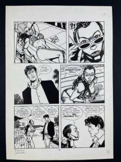 Franco Saudelli | Franco Saudelli - 58° tavola originale per Dylan Dog "Il Cane infernale" - (1998) | Catawiki