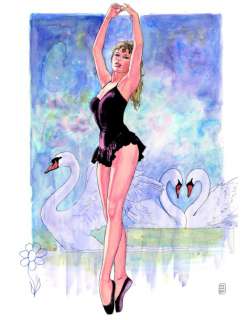 Milo Manara | BB #13 Encre de Chine et aquarelle sur papier Fabriano 350 | Millon