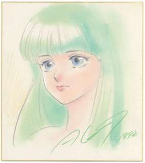 Akemi Takada Hand-Drawn Color Shikishi