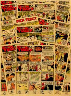 A Collection of DICK TRACY Tear Sheets, (1968) | Russ Cochran