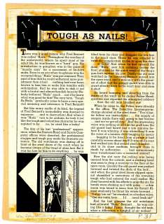 TOUGH AS NAILS, WAR AGAINST CRIME #9, SP (1949) | Russ Cochran