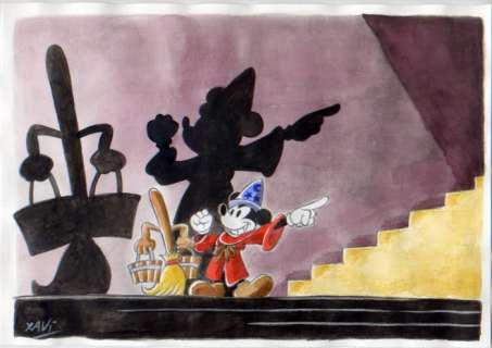 Xavi (Xavier Vives Mateu) | Mickey Mouse - Fantasia 1940 - Xavi - (2022) | Catawiki