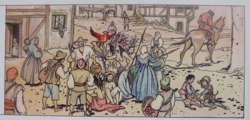 No Reserve - Manara, Milo | No Reserve - Manara, Milo - Original colour drawing - Columbus - (1992) | Catawiki