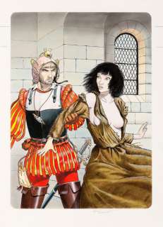 François Dermaut - Les chemins de Malefosse - Le diable noir  Encre de Chine