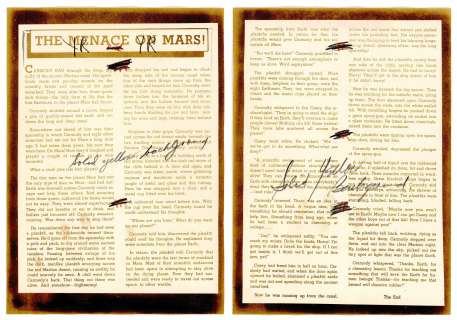 Moldoff - MENACE ON MARS, MOON GIRL #4, SP (1948) | Russ Cochran