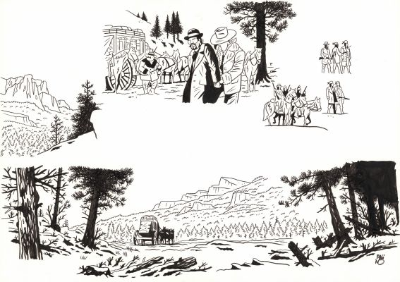 Brüno | Lucky Luke, 2025 - Dakota 1880 | Huberty Breyne Gallery