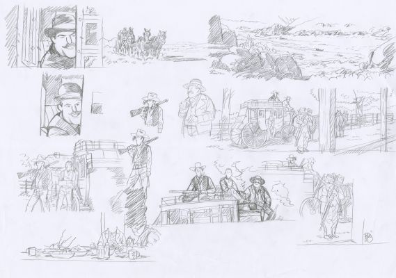 Brüno | Lucky Luke, 2025 - Dakota 1880 | Huberty Breyne Gallery