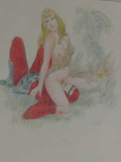 Leone Frollo | Leone Frollo - original artwork " Phantom Uomo Mascherato vs Pantera Bionda " firmata - Page volante - Exemplaire unique | Catawiki